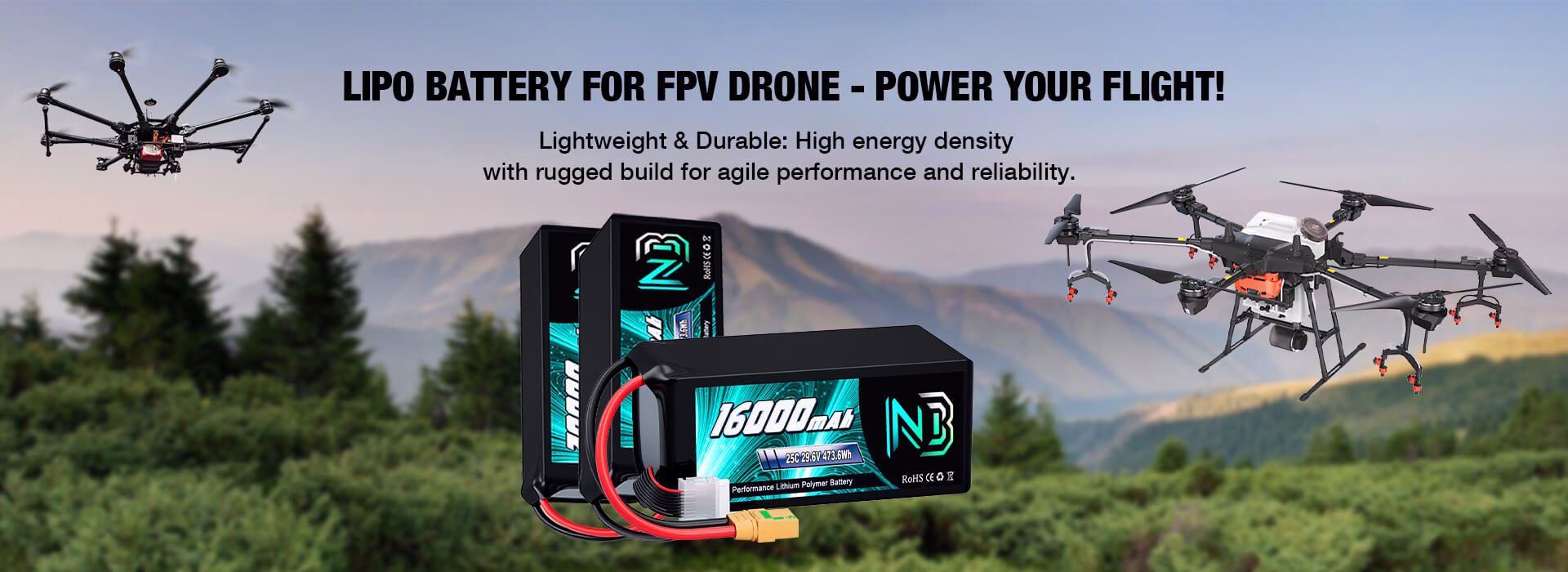 Newbattercell LIPO BATTERY FOR FPV DRONE