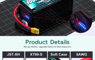 Newbattercell 6S 22.2V 30000mAh 25C For FPV Lipo Battery