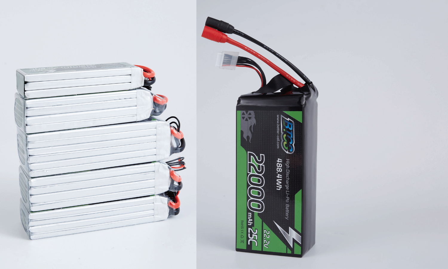Contenitore Batterie Polmar Per 6×AAA – Per Lampade EASY/WORK III