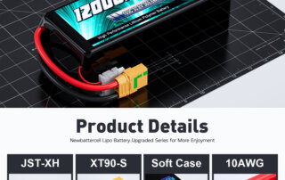 Newbattercell 22v lipo батарея 6s Ah для FPV UAV