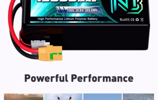 Newbattercell Batterie lipo 22v 6s Ah pour FPV UAV