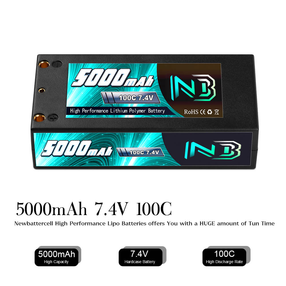 Newbattercell 2S 7.4V 100C 500