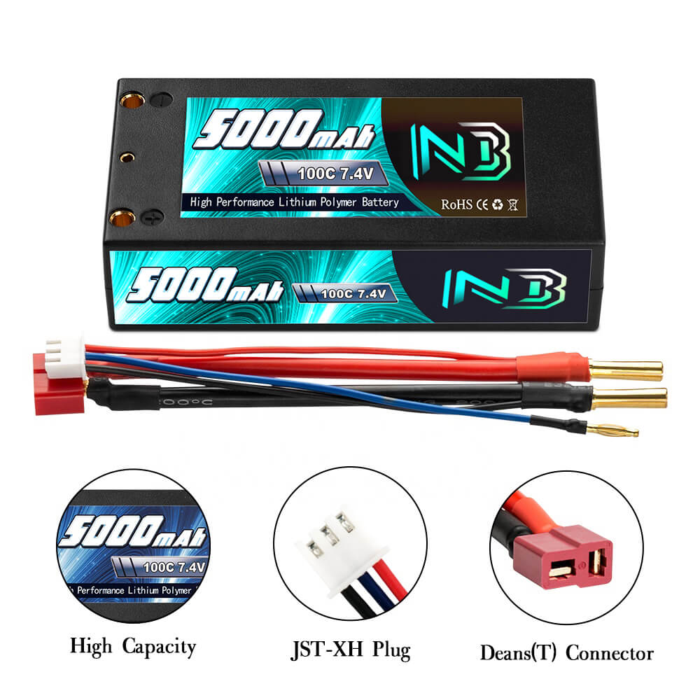Newbattercell 2S 7.4V 100C 500