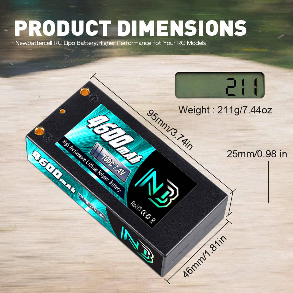 Newbattercell 2S Lipo 7.4V 100