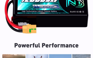 Newbattercell 6S 23.1V 12000mAh LiPo Battery 100C HV for FPV Drone