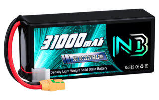 Твердотельный аккумулятор 22V 44.4V 6S 31000mah